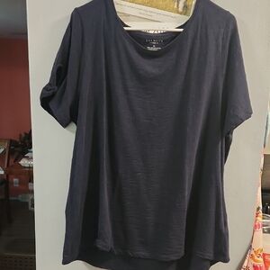 Talbots Navy Short Sleeve Tee